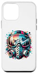 Coque pour iPhone 12 mini Masque de snowboard paysage de montagne