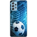 Samsung Galaxy A52 5G Transparent Mobilskal Fotboll