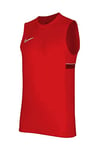 Nike, Dri-Fit Academy, Top Soccer sans Manches, Université Rouge/Blanc/Gym Rouge/Blanc, S, Enfant Unisexe