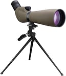 SV401 Longue-Vue,20-60X80 Longue-Vue Incliné avec Trépied,FMC Optique Étanche pour l'Observation des Oiseaux,Tir à la Cible