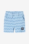 Name it mini - Shorts nmmFelo Terry Long Shorts Unb - Blå