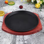 Sizzler Plates Cast Iron Steak Non Gas Grill for Kitchen Premium Pan Healthy