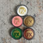 Smiffys Make-Up FX Aqua Face and Body Paint X5 White Pink Gold Green Brown