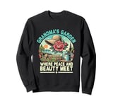 Gardening Grandma Funny Vegetable Garden Sarcastic Gardener Sweatshirt