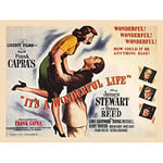 Wee Blue Coo Advertising Movie Film Wonderful Life Stewart Capra Art Print Poster Wall Decor 12X16 Inch