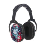 Protections auditives SNR 28 dB pour enfants -Casque Anti Bruit Enfant confortable avec Sac de Transport pour l`Autisme, Concert(Pigment rouge)