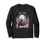 A Christmas Carol Book Cover - Ebeneezer Scrooge Long Sleeve T-Shirt