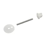 Noyon&thiebault - 2 Fixations Abattant de wc gedy Vis 6x70 mm - Rondelle Plastique