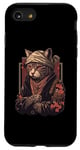 Coque pour iPhone SE (2020) / 7 / 8 Yakuza Chat Japonais Mafia Tatouage Fleurs