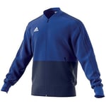 Adidas Men Condivo 18 Presentation Jacket - Bold Blue/Dark Blue/White, X-Large