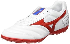 Mizuno Homme MRL Sala Club TF Chaussure de Foot en Salle, Blanc Highriskred, 38 EU