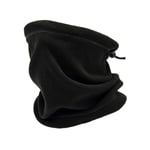 Mub- Vinter utomhus multifunktionell fleece mössa varm hals cykling bandana polar fleece mössa vindtät varm mask black