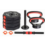 Paino- ja painosarja Eb Fit 2 in 1, 10 kg,