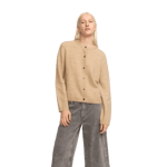 Soft Rebels Srallison O-neck Cardigan Knit - Crockery Melange Brun