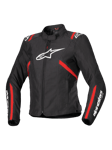 MC-Jakke Alpinestars Stella T-SPS V2 WP Dame Svart-Hvit-Rød