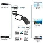 Scart to -Converter Audio Converter Supports 1080P  Conversion Adapter Z8V73600