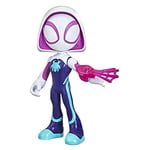 Marvel Spidey et Ses Amis Extraordinaires, Grande Figurine Ghost-Spider, Jouet de Super-héros préscolaire