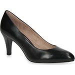 Ballerines Caprice  black nappa elegant closed formal