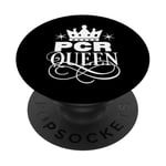 PCR Queen | Les femmes dans les STEM | L'autonomisation des femmes scientifiques PopSockets PopGrip Interchangeable