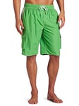 Kanu Surf Men's Barracuda Extended Size Swim Trunk, Green, 3X