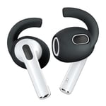 AirPods 3 Öronkrokar - Silikon Earhooks Svart svart