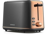 Kenwood TCP05.C0DG Abbey Lux 2 Slot Toaster Is A Beautiful - Dark Grey/Gold
