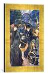 Kunst für Alle 'Image encadrée de Pierre Auguste Renoir The parapluies, c.1881–6, d'art dans Le Cadre de Haute qualité Photos Fait Main, 30 x 40 cm, Or Raya