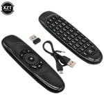 C120 2.4G RF Mini Wireless Flight Mouse Universal Remote Control Keyboard Remote Control USB Receiver Backlight Remote Control Standard English