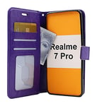 Crazy Horse Wallet Realme 7 Pro (Lila)