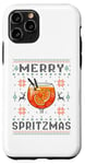 Coque pour iPhone 11 Pro Merry Spritzmas X HO HOLY APEROLY XMAS CLUB Noël