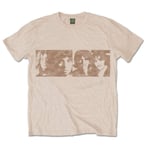 The Beatles Men's White Album Faces T-Shirt, Beige (Beige), XX-Large