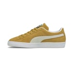 Puma Suede Classic XXI 37491505 Mens Yellow Suede Lifestyle Trainers Shoes