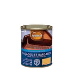 Xyladecor - Lasure Protectrice pour Bois Extérieur - Façades, Bardages, Chalets - Couleur : Satin Chêne Clair - Quantité : 1L - 5324299