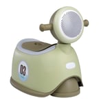 THERMOBABY - Pot ludique SCOOTER - Pot pour Bébé - Toilettes enfant - Pot d’apprentissage de la propreté - Vert - 18+ mois