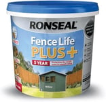 Ronseal RSLFLPPW5L 5 Litre Fence Life Plus Paint - Willow