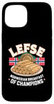 iPhone 15 Lefse Norwegian Breakfast If Champions - Norway Food Case