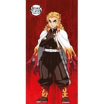 Demon Slayer Rengoku Bath Beach Towel 140 x 70 cm. 100% COTTON  Manga Anime