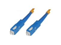 MicroConnect Fiberkabel 10m SC-SC, Singlemode, Simplex OS2 (Yellow)