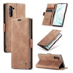 CaseMe vintage Samsung Galaxy Note 10 fodral - Beige