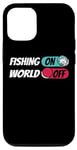 iPhone 12/12 Pro Fisherman Angling Angler Fishing On World Off Case