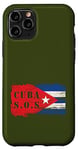 Coque pour iPhone 11 Pro Drapeau Cuba Révolution Cubaine Soutien Patriotique Graphique