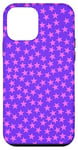 Coque pour iPhone 12 mini Violet et rose, étoiles