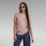 T-shirt G-Star Raw  D24216-4107 AUTOGRAPH SLIM TOP-8147 BERRY MIST