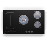 MultiChef 5 table de cuisson induction et gaz 5 zones de cuisson 3 feux gaz 2 plaques induction FlexZone