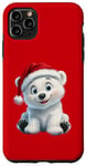 Coque pour iPhone 11 Pro Max Holiday Polar Bear