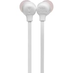 Ecouteurs sans fil JBL Tune 125BT - Intra-auriculaires - Son Pure Bass - Bluetooth 5.0 - 16h d'autonomie - Blanc