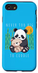 Coque pour iPhone SE (2020) / 7 / 8 Panda Lover Ours en peluche adorable pour enfants Maman Animal Baby Shower