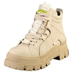 Buffalo Aspha Nc Mid Vegan Womens Beige Platform Boots - 6.5 UK