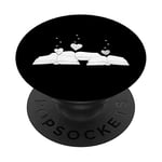 Cadeau Pour Un Bibliothécaire Intello Coeur Livres Lecture PopSockets PopGrip - Support et Grip pour Smartphone/Tablette avec un Top Interchangeable