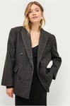 Gina Tricot - Kavaj Blazer Jacket - Grå